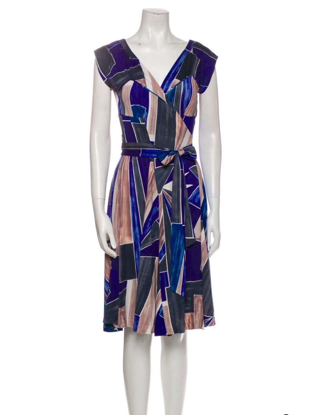 Diane von Furstenberg Heerlen Silk Jersey Wrap Dress 6